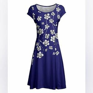 Lily Floral Midi Dress sz Lg